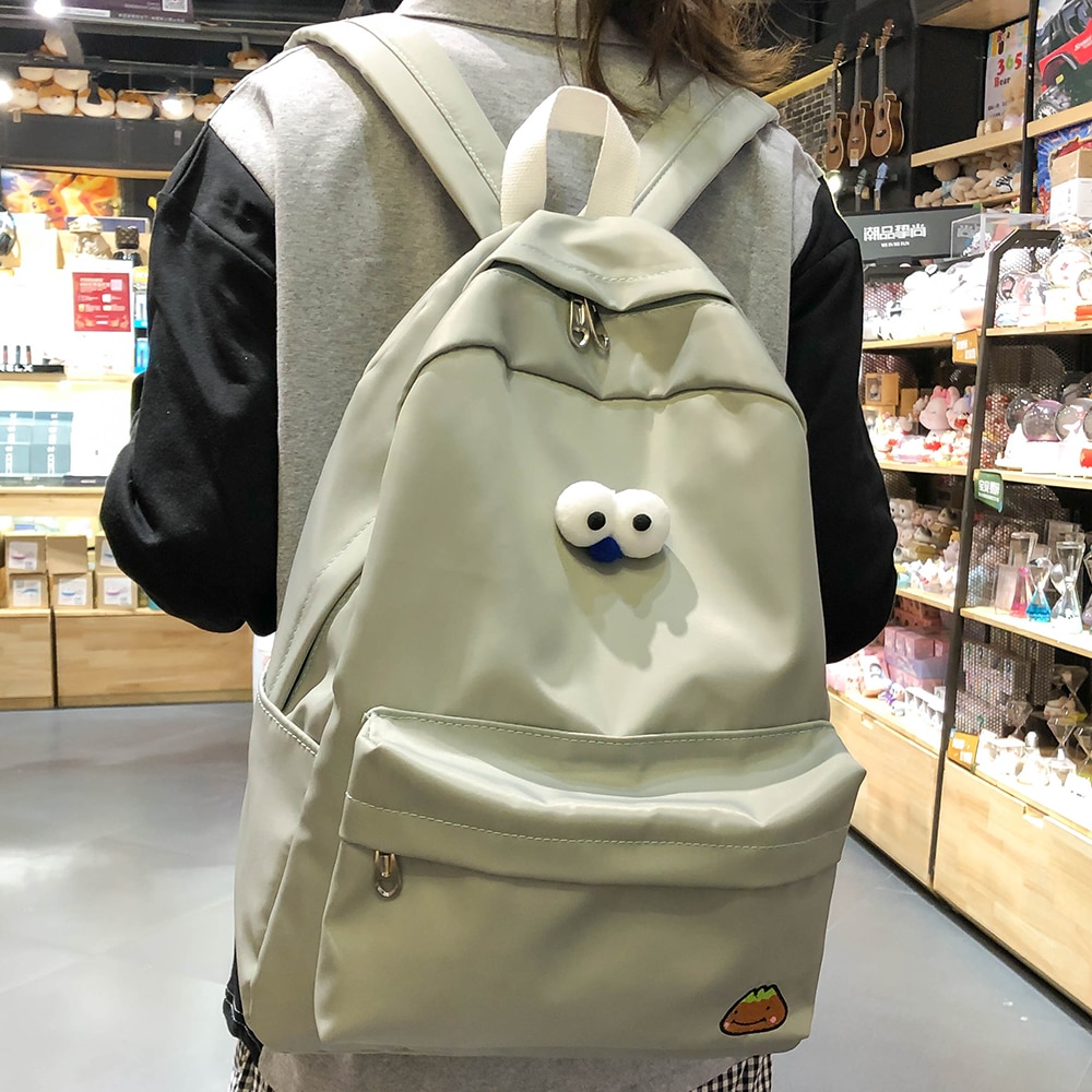 Women Cute Backpack Female Waterproof School Bag Girl Harajuku Nylon Kawaii Backpack Book Student Ladies Bags Luxury