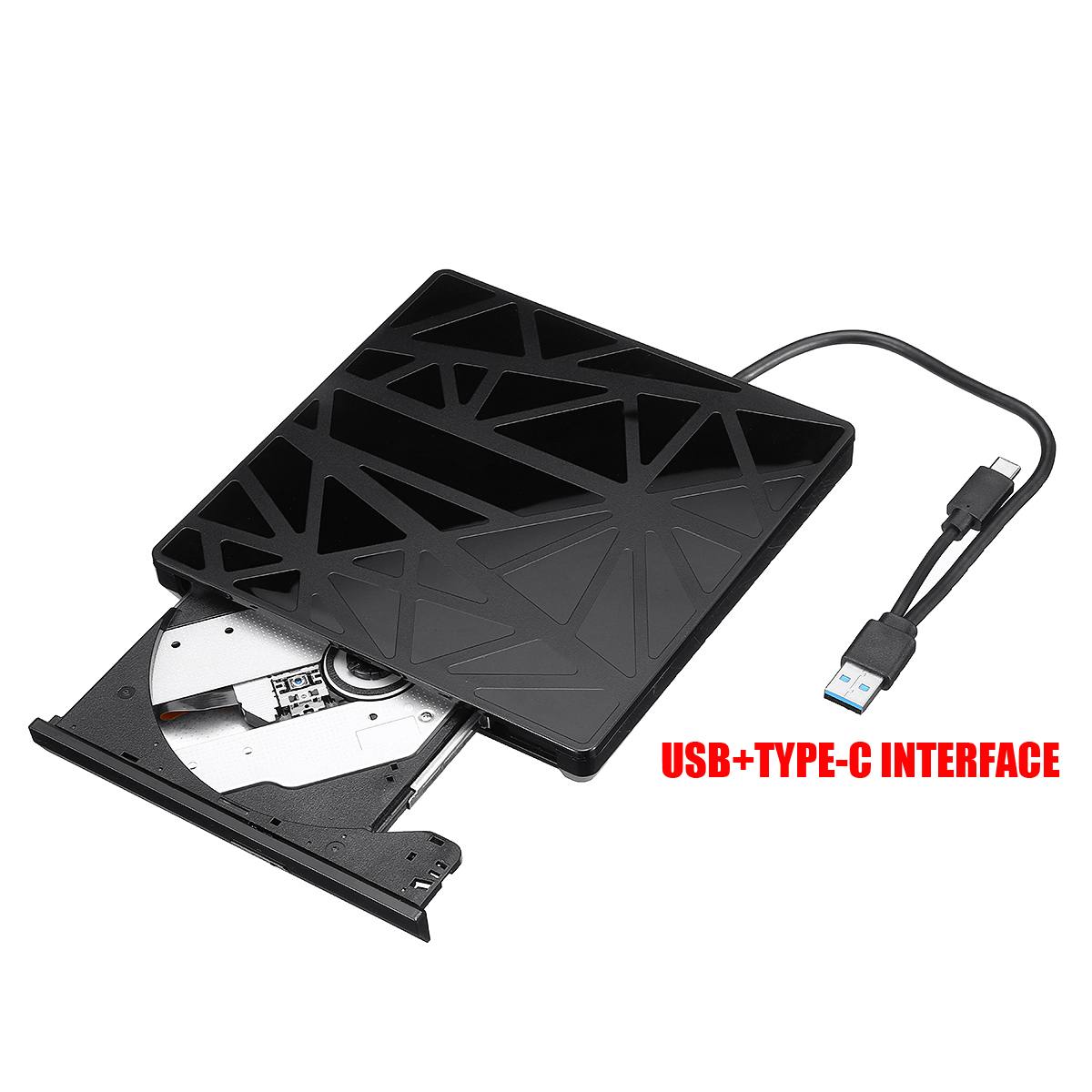 Usb 3.0 Externe Dvd Brander Schrijver Recorder Dvd Rw Optische Drive Cd/Dvd Rom Speler Macs Os Windows xp/7/8/10 Abs Plastic