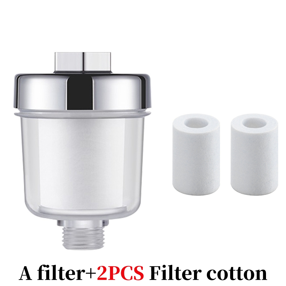 Bath Filter Transparent Bathroom Filtration System Water Outlet Purifier Kits Universal Faucet Filter For Kitchen Bathroom: green