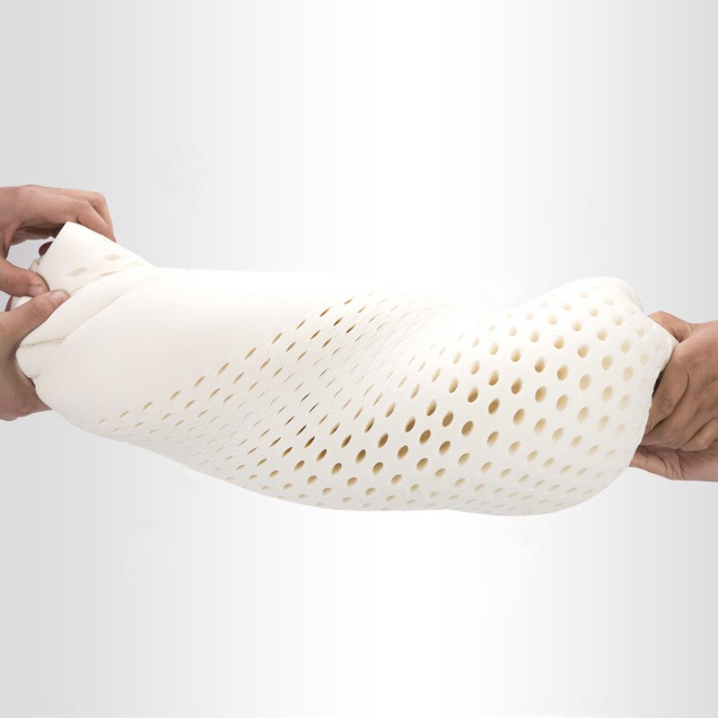 Oreiller Cervical en Latex naturel oreillers de literie oreillers de couchage soins de santé oreiller orthopédique coussin de Massage Cervical libération de douleur
