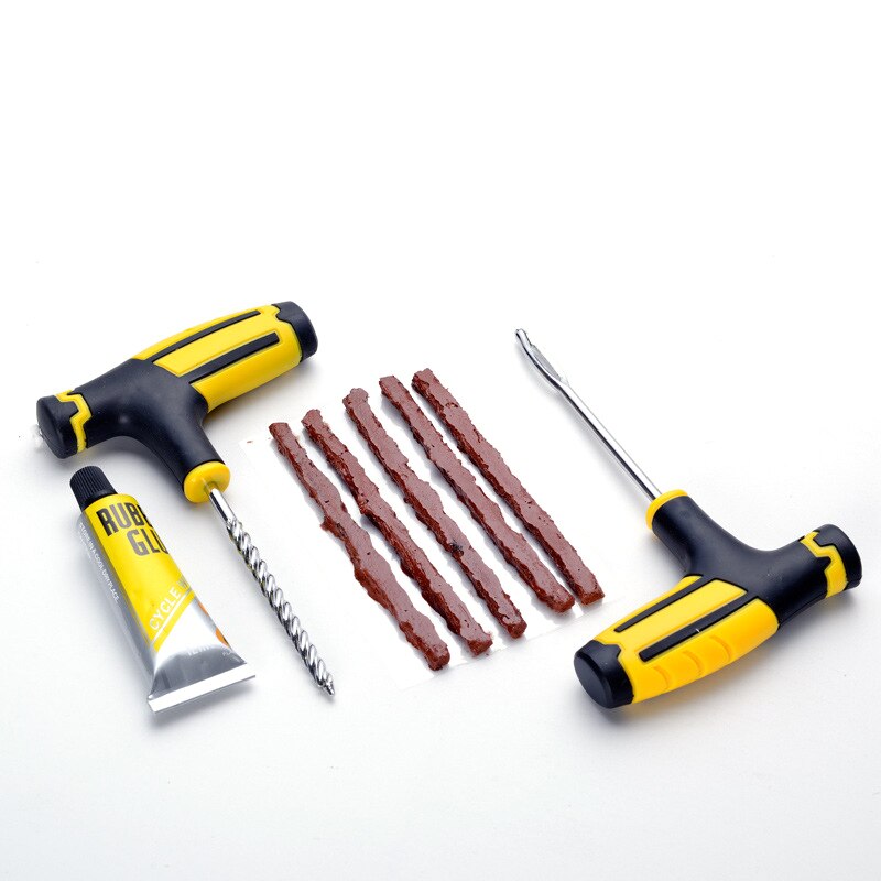 1 Set Tire Repair Tools Auto Motorcycle Tubeless Vacuum Tires Repairing Tool