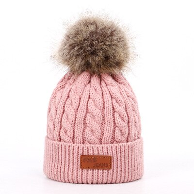 Babymutsen winter pomponmuts voor kinderen schattige gebreide muts voor meisjes jongens casual effen muts voor meisjes babymutsen