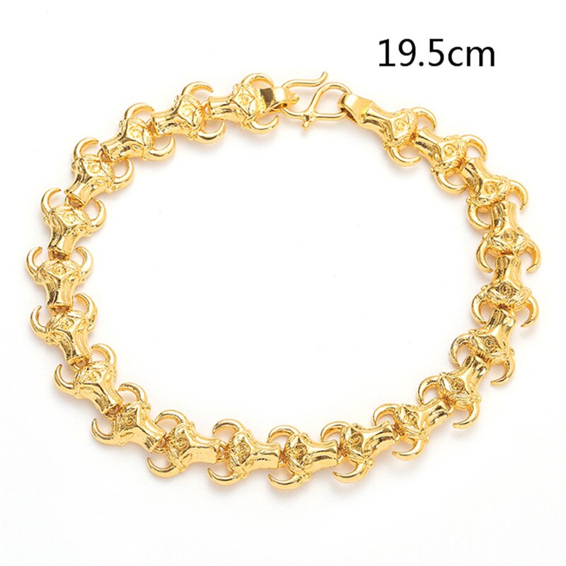 Plated 24K Gold Multi Vorm Punk Armband Curb Cubaanse Ketting Goud Kleur Armbanden Armband Voor Mannen Vrouwen Sieraden: Style 15