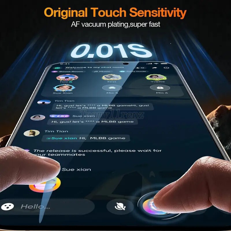 3 Stück 9D-Displayschutz aus gehärtetem Glas, kompatibel mit iPhone 16 17 Profi Max 16E Luft 15 14 Plus 13 12 11 Profi XR XS Max Glas