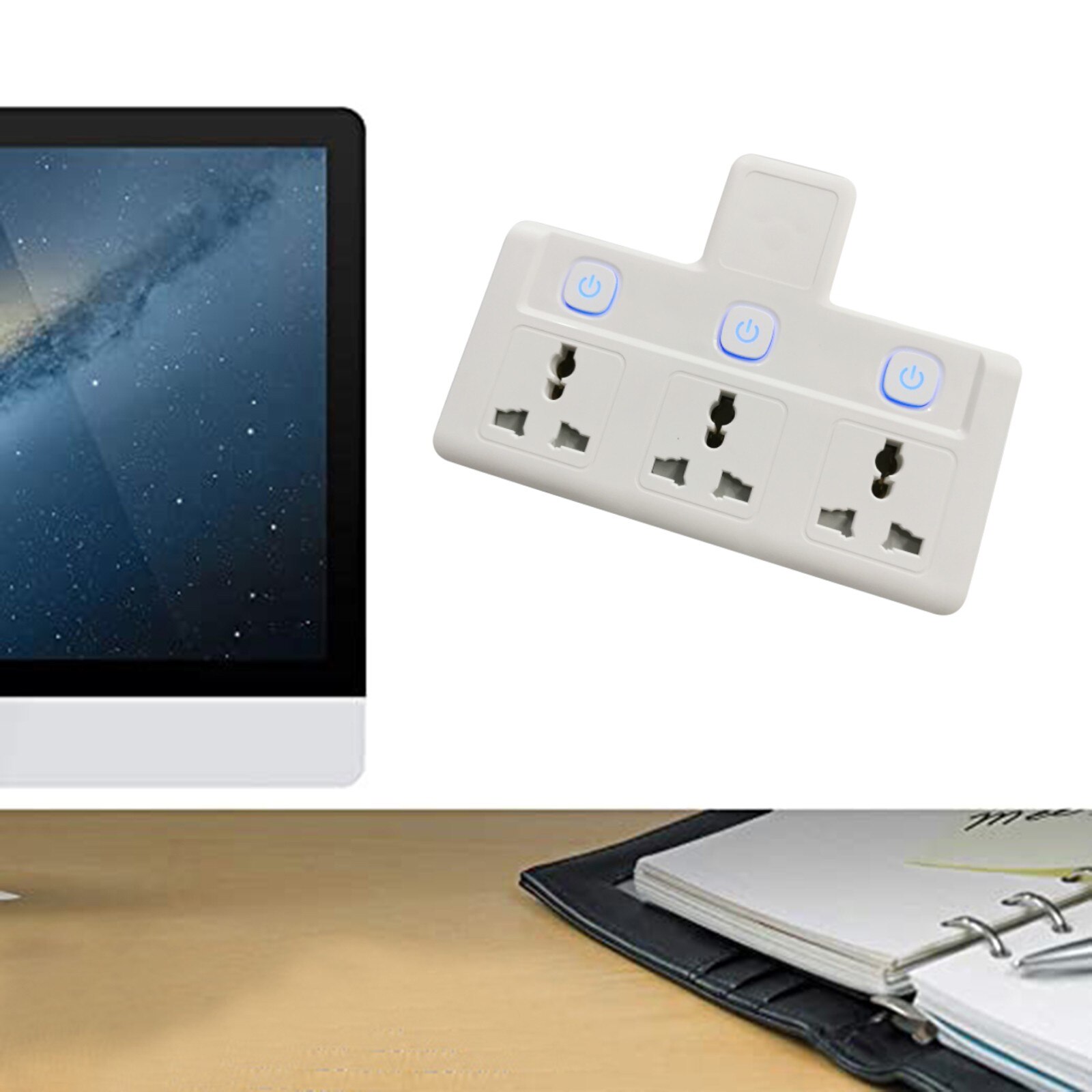 UK Sockets British Standard Socket Round Plug 2/3 Holes Socket With illuminated ON / OFF Switch and Child Safety Device 230V