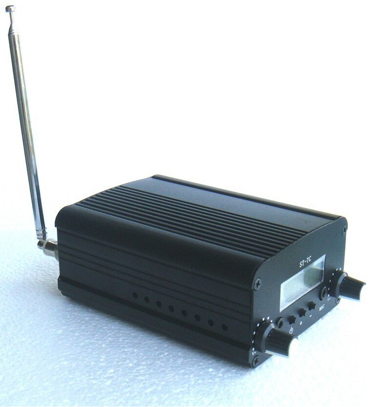St-7C 7W/1W FM stereo PLL transmitter +Small Antenna + Power supply