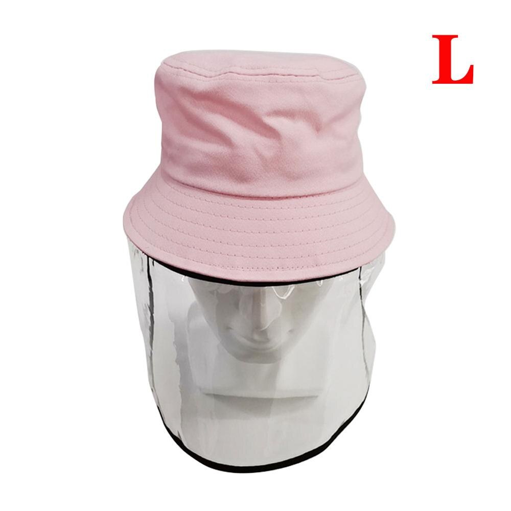 Children's Protective Transparent Mask Anti-fog flu Coronaflu Saliva Face Masks Windproof Fisherman Hat With Protection Cap: I