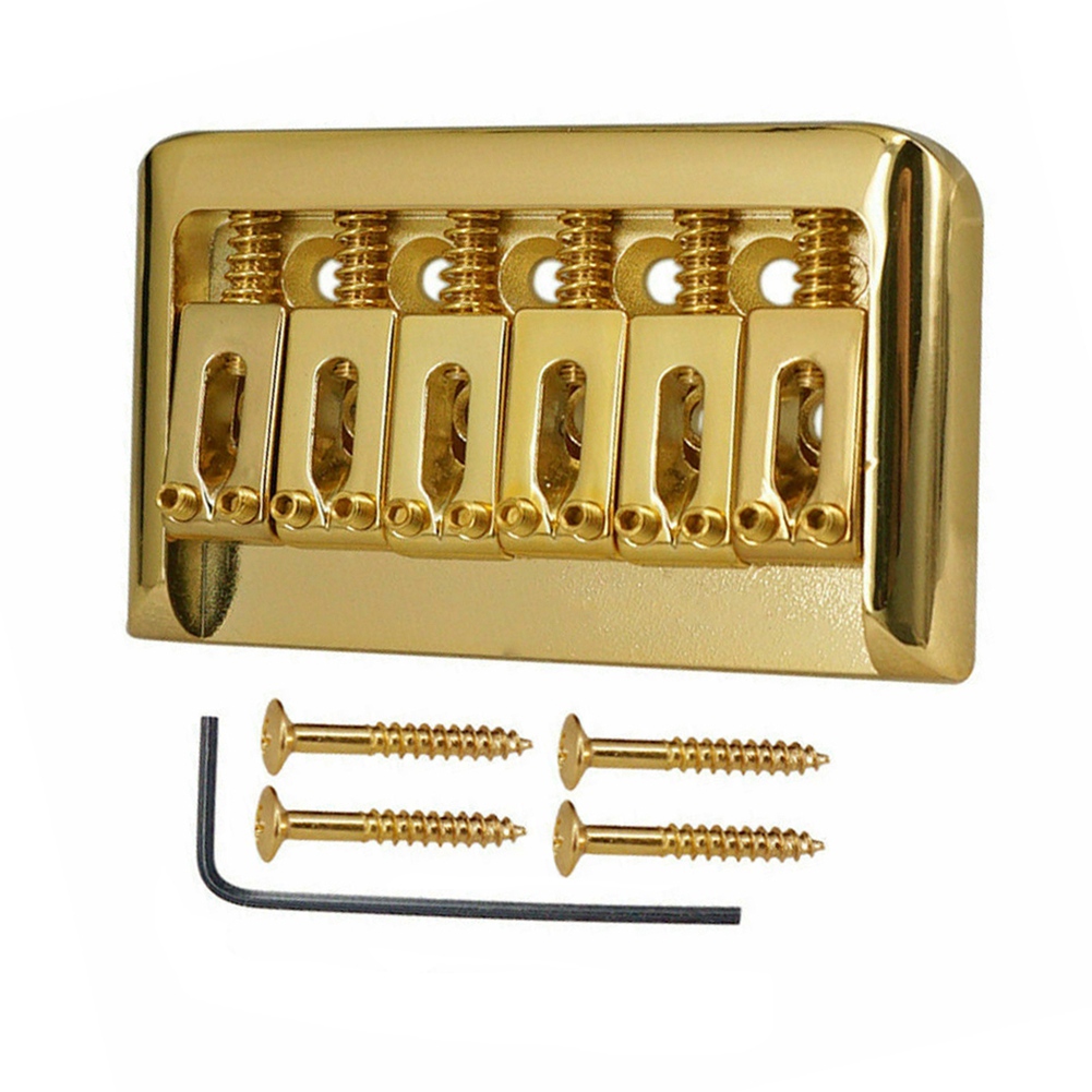 ONGE – selle de pont rigide pour guitare électrique Non trémolo, pour guitare Fender Strat Stratocaster Tele Telecaster à 6 cordes