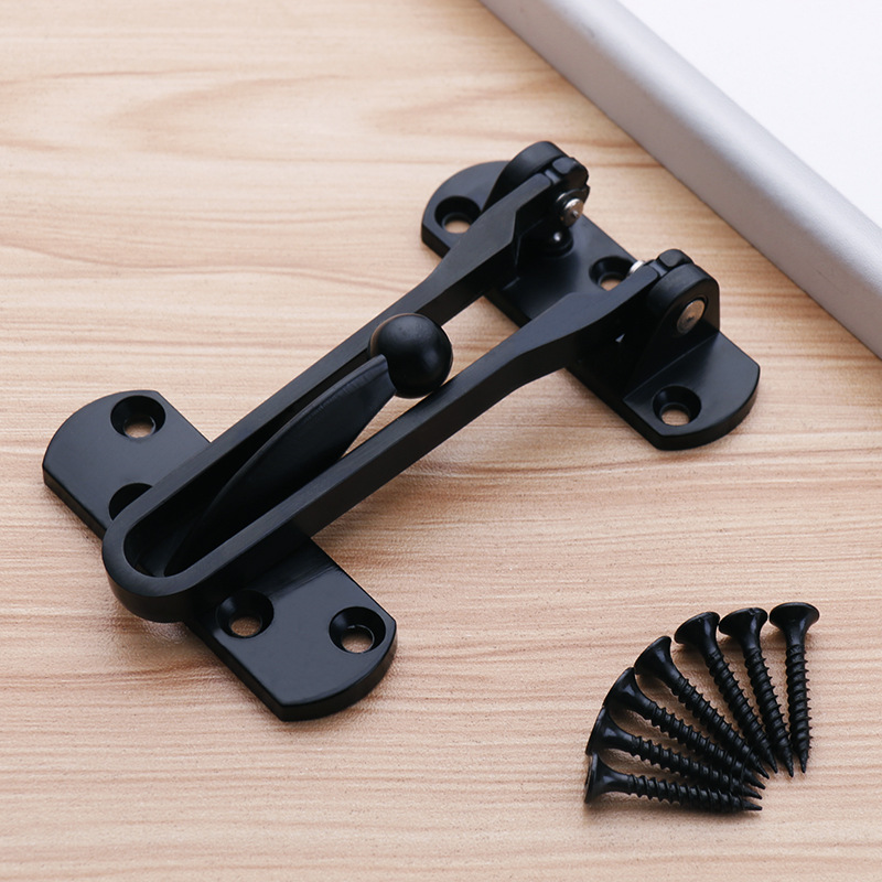 Door Bolt Home Anti-theft Room Door Bar Door Lock Latch for Home &amp,Hotel Security Door Chain Lock U Swing Front Door: Beige