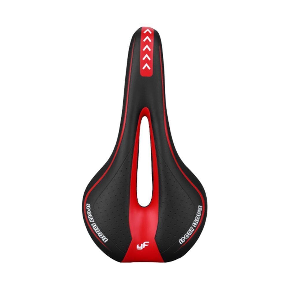 1pcs Outdoor road mountain bike bicycle riding comfortable leather cushion saddle seat W9Y3: B