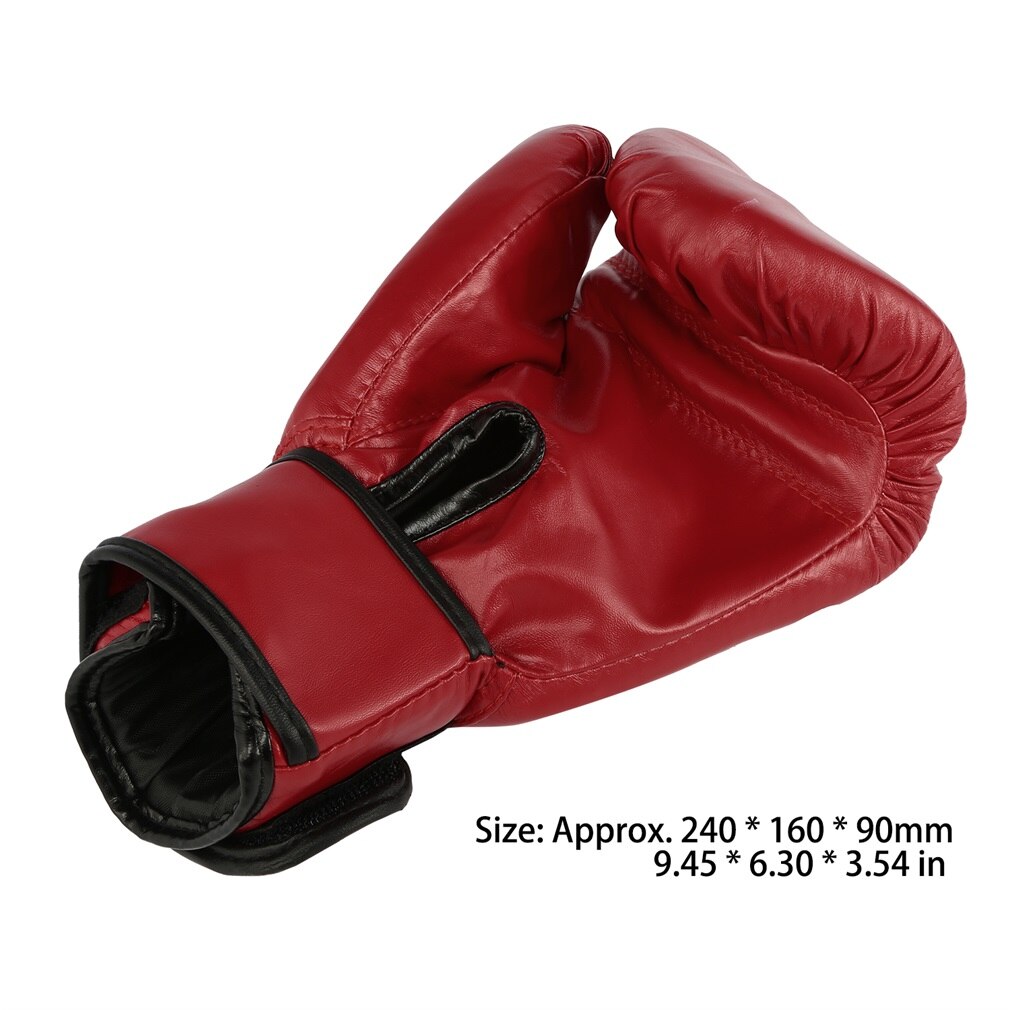 Red & Black Adult Boxing Gloves Sandbag Liner Gloves Kickboxing Gloves Pugilism Men Women Training Fighting Tool