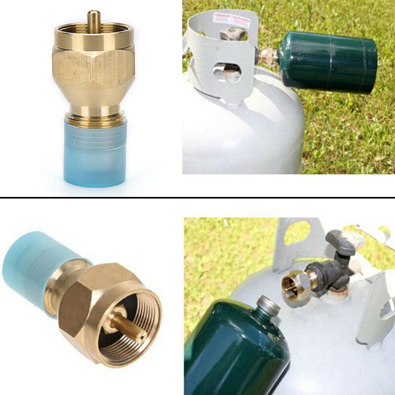 Propane Tank Refill Adapter Gas Cylinder Canister Filler Coupler Brass Accessories MC889