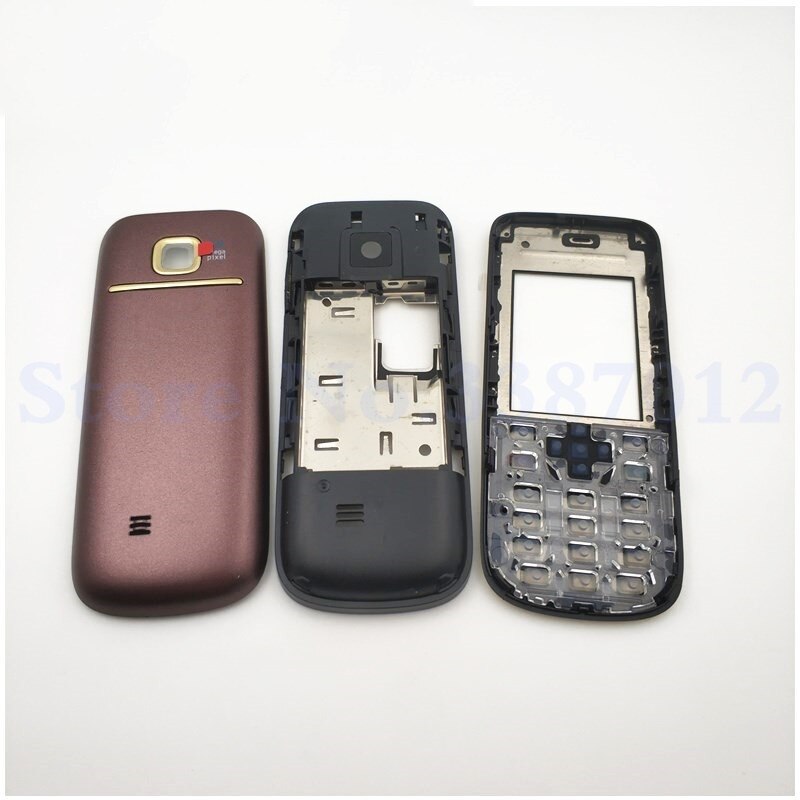 Full Complete Mobile Phone Housing Cover Case For Nokia 2700 2700c With English Keypad