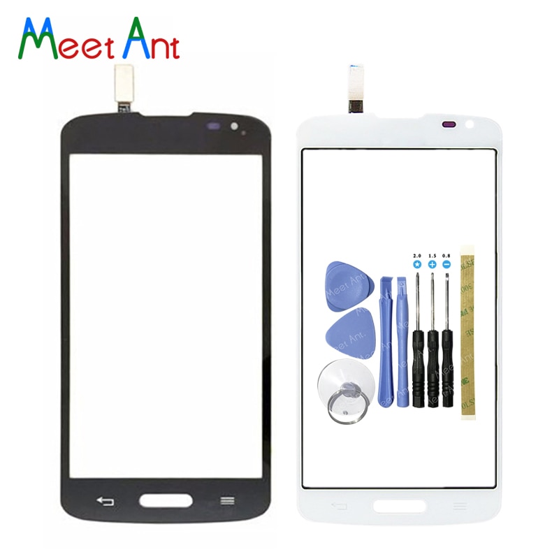 Replacement 4.5" For LG F70 D315 Touch Screen Digitizer Sensor Outer Glass Lens Panel Black White+Tracking Code