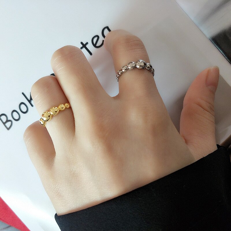 Evimi minimalistische 925 fingerringe aus sterlingsilber für damen und paare, terndy geometrischer partyschmuck, geburtstag