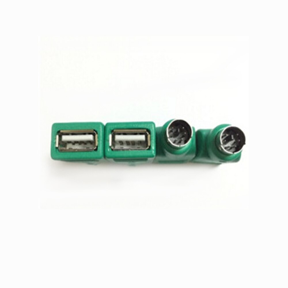 Adaptador USB 2,0 A macho A hembra para PS2, conector convertidor, uso para PC, ordenador, teclado, ratón, 10 Uds.