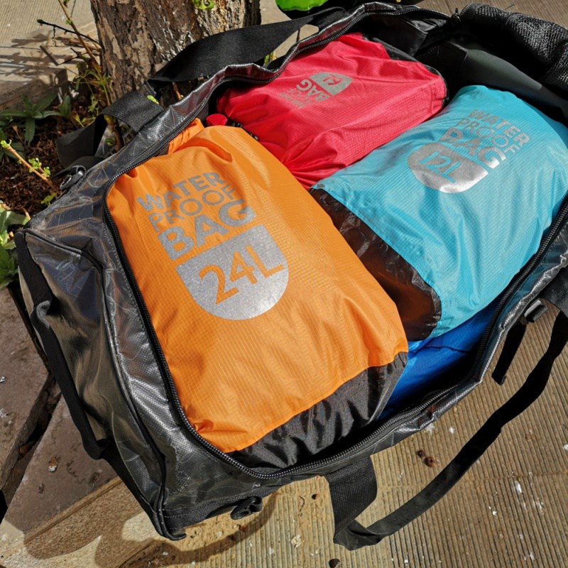 6L-24L Rafting Waterproof Dry Bag Pack Sack Swimming Kayaking River Trekking Floating Sailing Canoing Boating Water Resistance