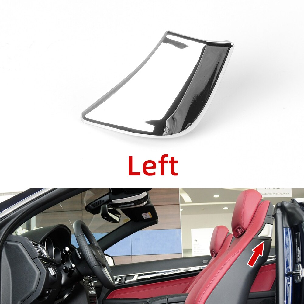 For Mercedes W207 W204 Car Front Seat Backrest Lock Switch Cover Handle For Benz C E Coupe Class E200 E260 E300 E400 2079108606: black