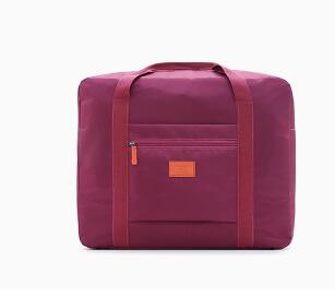 Sacchetto di Nylon impermeabile Donne Borsa Da Viaggio Pieghevole Bagaglio di Grande Capacità Week-End Travelbags Organizzatore Cubetti di Imballaggio Unisex T700: purple