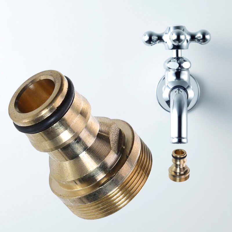 TTLIFE Brass M22 M24 Thread Hose Water tube Connector Tap Snap Adaptor Fitting Garden Quick Connector