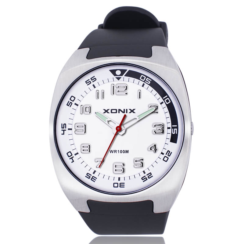 2022 Gouden Merken Heren Sport Casual Horloge Quartz Analoog Waterdicht 100M Hars Pu Strap Swim Duiken Su