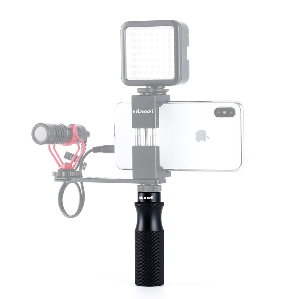 Ulanzi U-40 Camera Grip - 1/4" Screw Mount - Cold Shoe Adapter - for Microphone, LED Light, Vlogging Kits