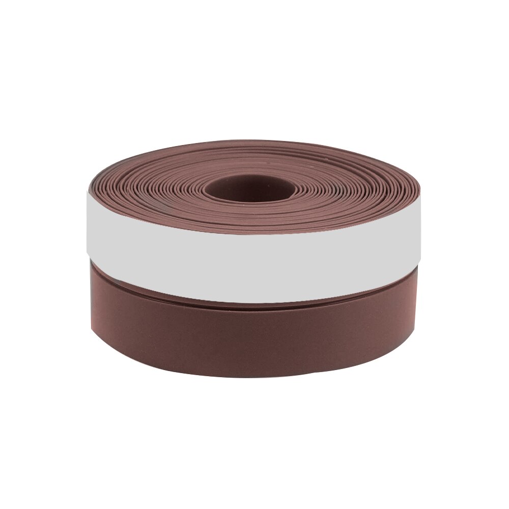 3M Self Adhesive Seal Strip Silicone Door Window Bottom Draught Dustproof Weatherstrip Insect control Sealing Tape: Brown