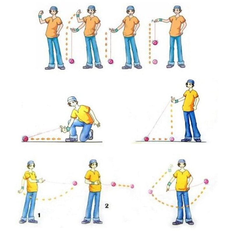 MAGICYOYO-Bola de Yoyo K5 de aleación CNC , Yoyo de Metal con cuerdas de Yoyo, juguetes clásicos para niños
