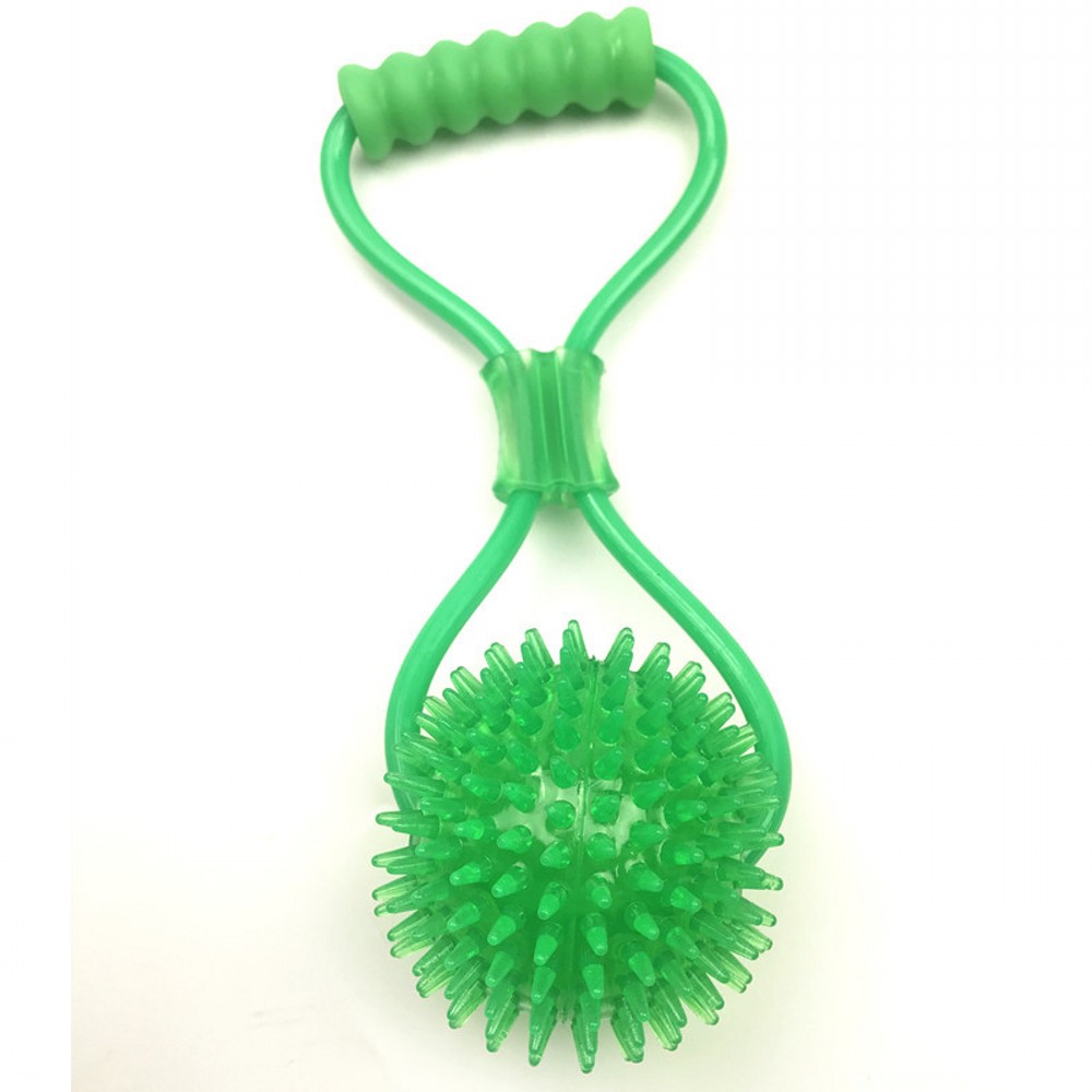 Pet Toys For Golden Retriever Large Dogs Training Elastic Drawstring Ball Small Dog Chew Toy Funny Dog Interactive Toys: Green