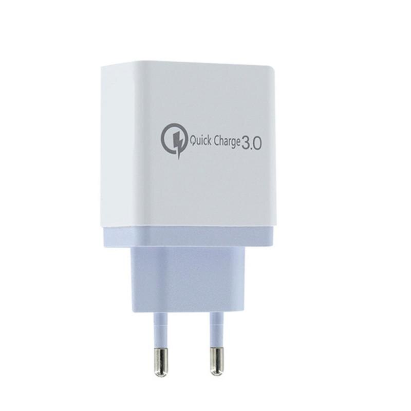 Eu Plug Usb Charger Quick Charge 3.0 Voor Telefoon Adapter Voor Huawei Mate 30 Tablet Draagbare Muur Mobiele Oplader fast Charger