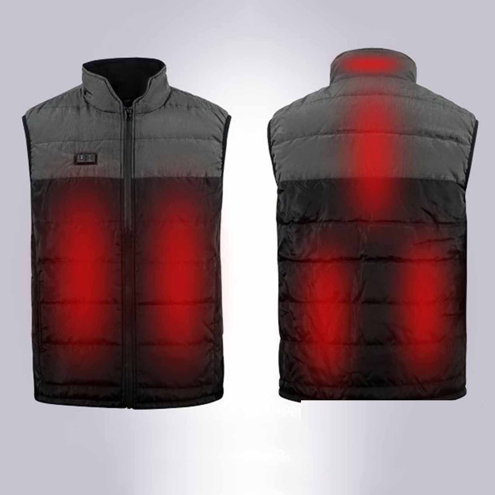40 # Outdoor Warme Kleding Verwarmde Voor Paardrijden Skiën Vissen Opladen Via Verwarmde Jas Smart Dual-Control Verwarming Vest usb Opladen