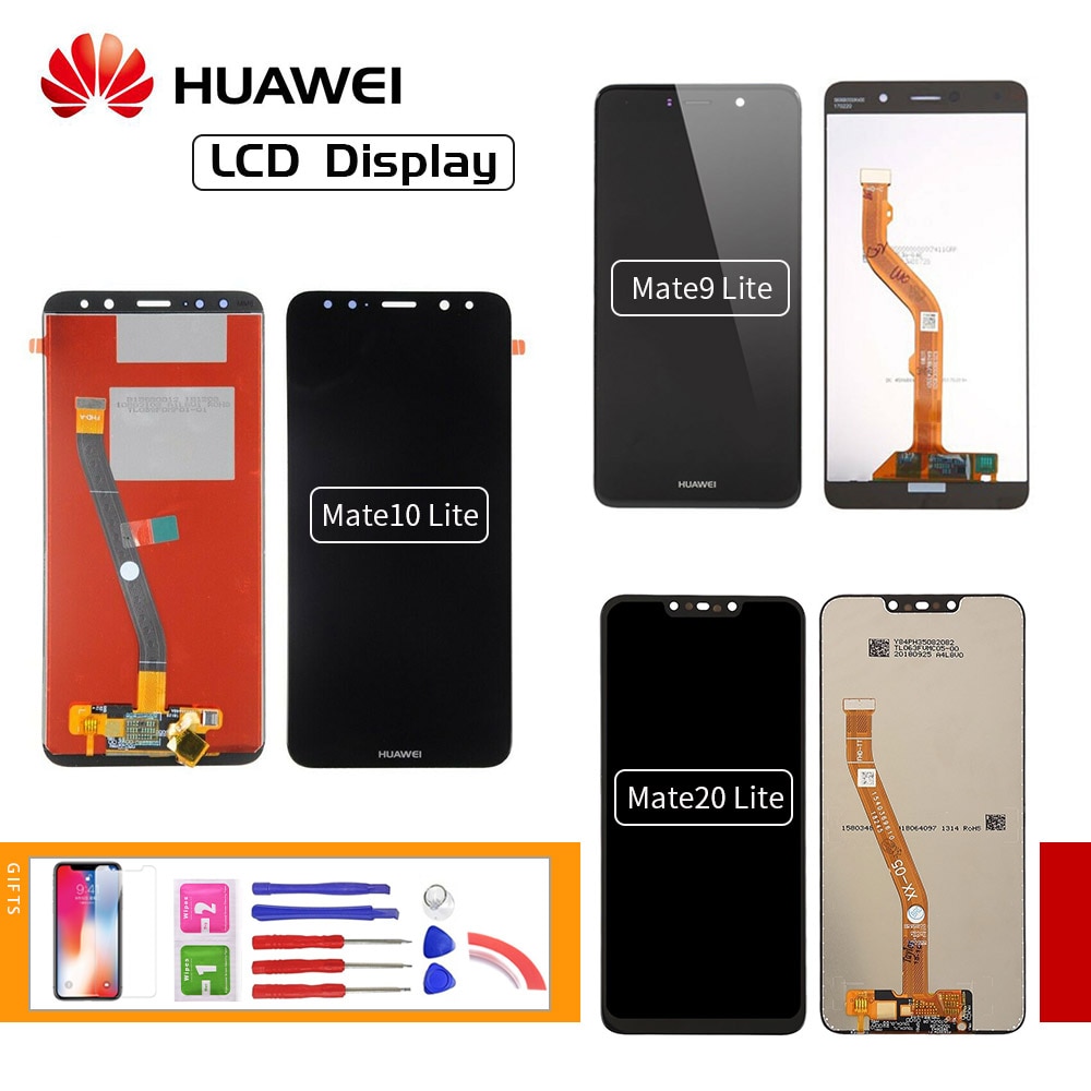 E-familie Voor HUAWEI Mate 9 10 Lite Lcd Touch Screen Digitizer Voor HUAWEI Mate 20 Lite Display vergadering Vervanging