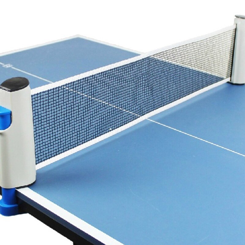 Retractabl Table Tennis Net Rack Ping Pong Racket Portable Ping Pong Post Table,Any Table Anywhere Home Gyms Ftiness