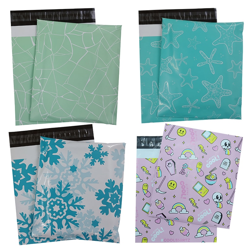 100PCS Poly Mailer 9.8x11.6inch/25x29.5cm china Bags Bags Self Sealing Mailing Envelope Storage Bag