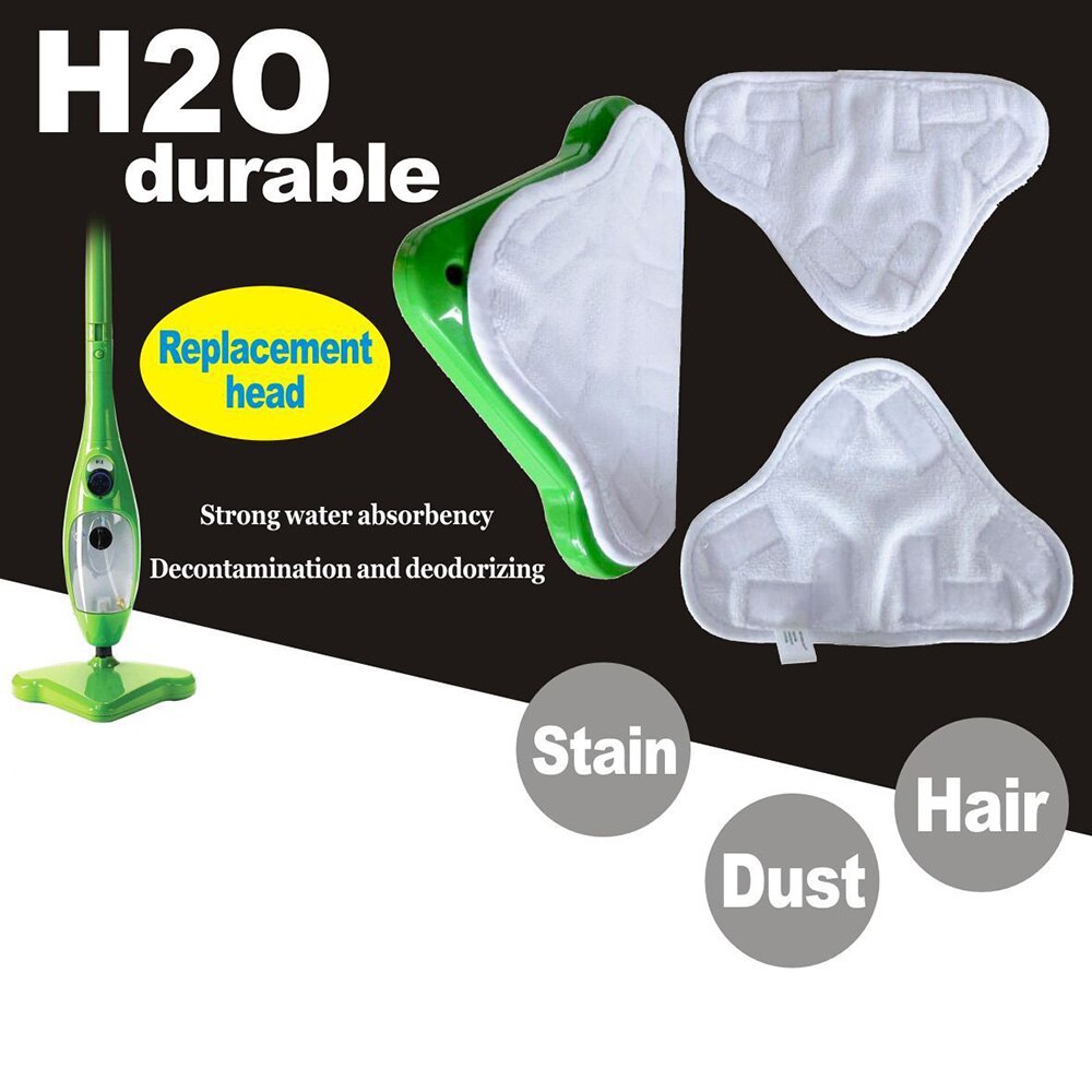 4 Stuks Microvezel Steam Mop Floor Wasbare Vervanging Pad Steam Mop Floor Vervanging Microvezel Hoofd Voor H2O H20 X5