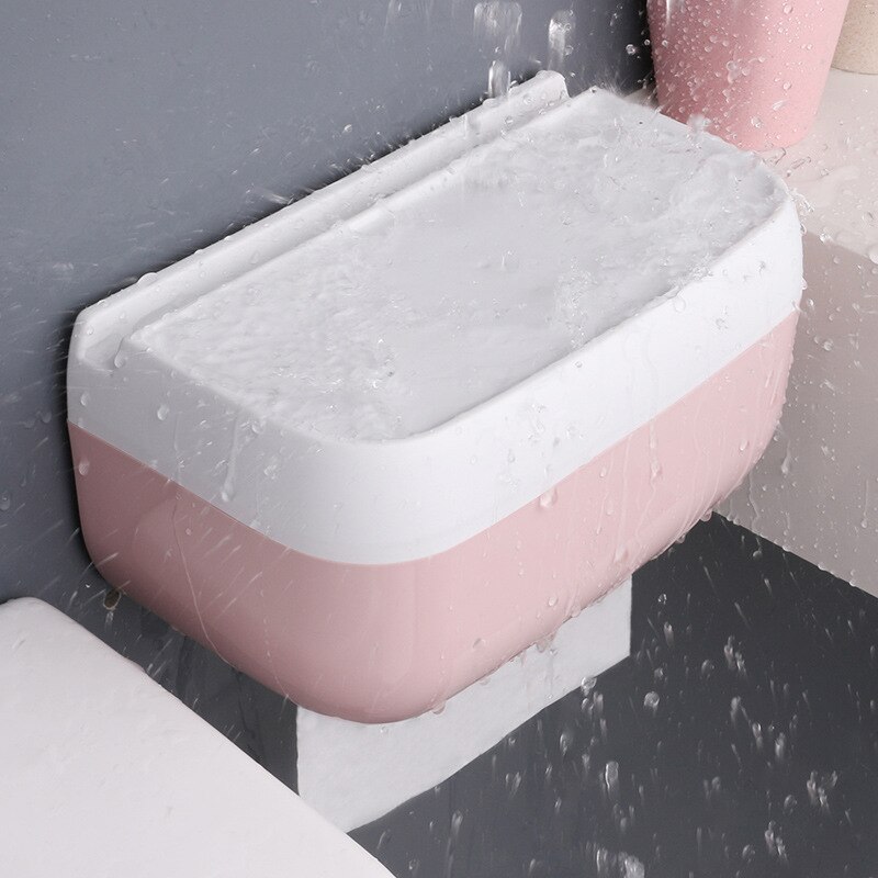 Punch-Gratis Pasta Wc Tissue Box Toiletpapier Magazijnstelling Papieren Handdoek Lade Wc Papier Houder Hanger Voor toiletpapier