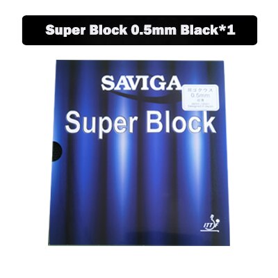 Dawei Saviga Super Blok Ox Tafeltennis Rubber Lange Pips Ping Pong Rubber Zonder Spons Super Verdediging: 0.5mm BLACK