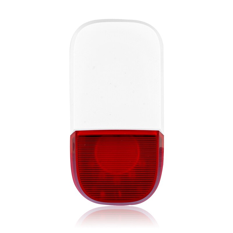 Sirena inalámbrica para exteriores, sirena flash de 433 MHz, para H6, de sistema de alarma