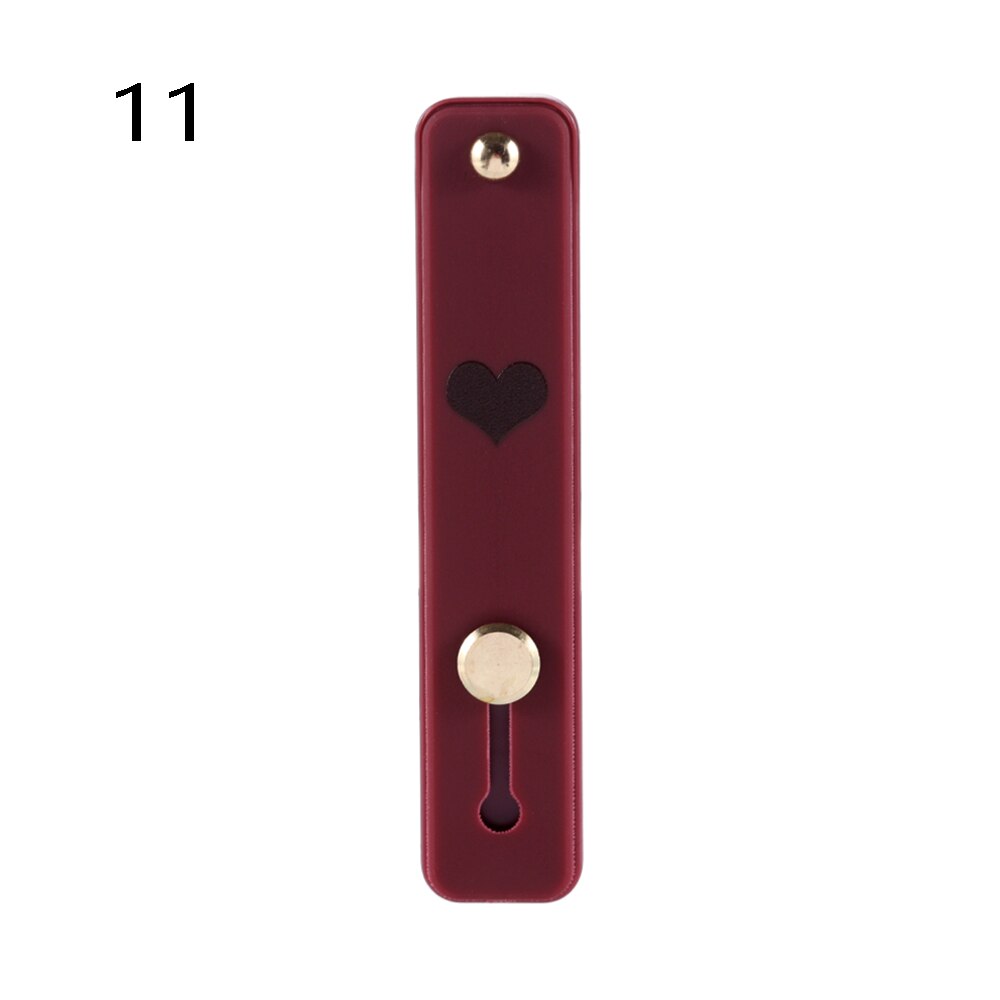 1pc uniwersalny silikonowy uchwyt na telefon palec serdeczny pasek na nadgarstek Push Pull Grip Stretch stojak serce cukierki kolor opaska na rękę uchwyt: 11