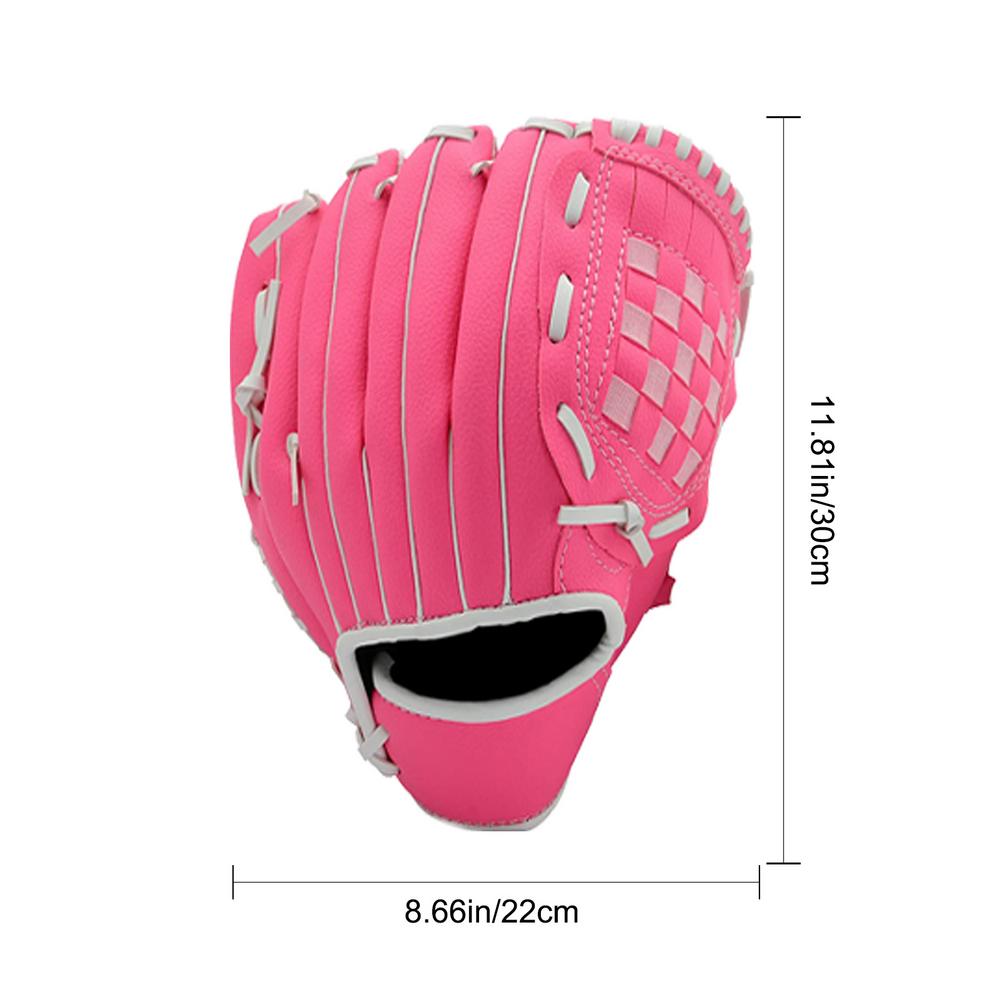 Guanto da Baseball per sport all'aria aperta attrezzatura da pratica per Softball 10.5/11.5/12.5 pollici mano sinistra per bambini/adulti uomo donna allenamento: green