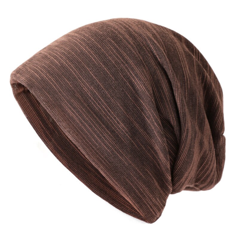 Gorros finos a la para hombre y mujer, gorros de invierno para hombre, gorros suaves, gorros de colores sólidos que combinan con todo,: Brown