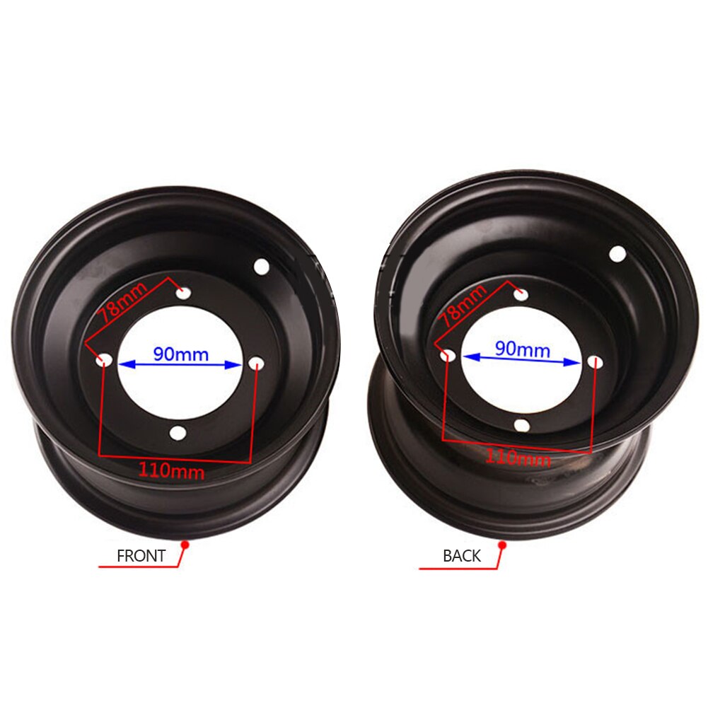 19x7.00-8/18x9.5-8 Wheel Rim Hub 8 Inch Steel Fron... – Vicedeal