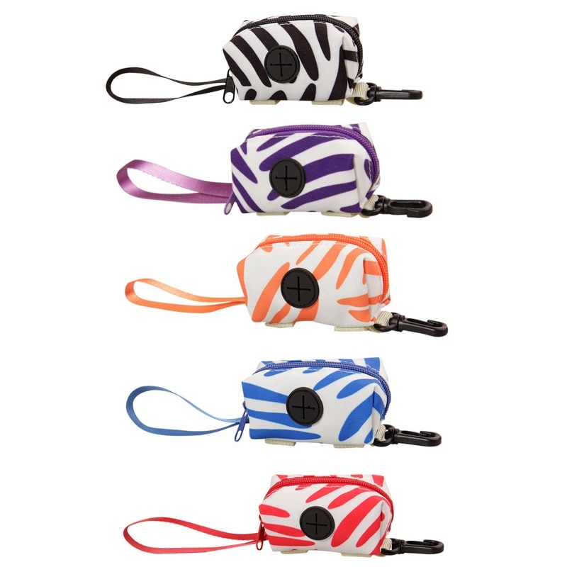 D0AD Dog Poop Bag Holder Eco-Friendly Dog Waste Bag Dispenser Dog Supplies Waste Bags Holder Outdoor with Carabiner