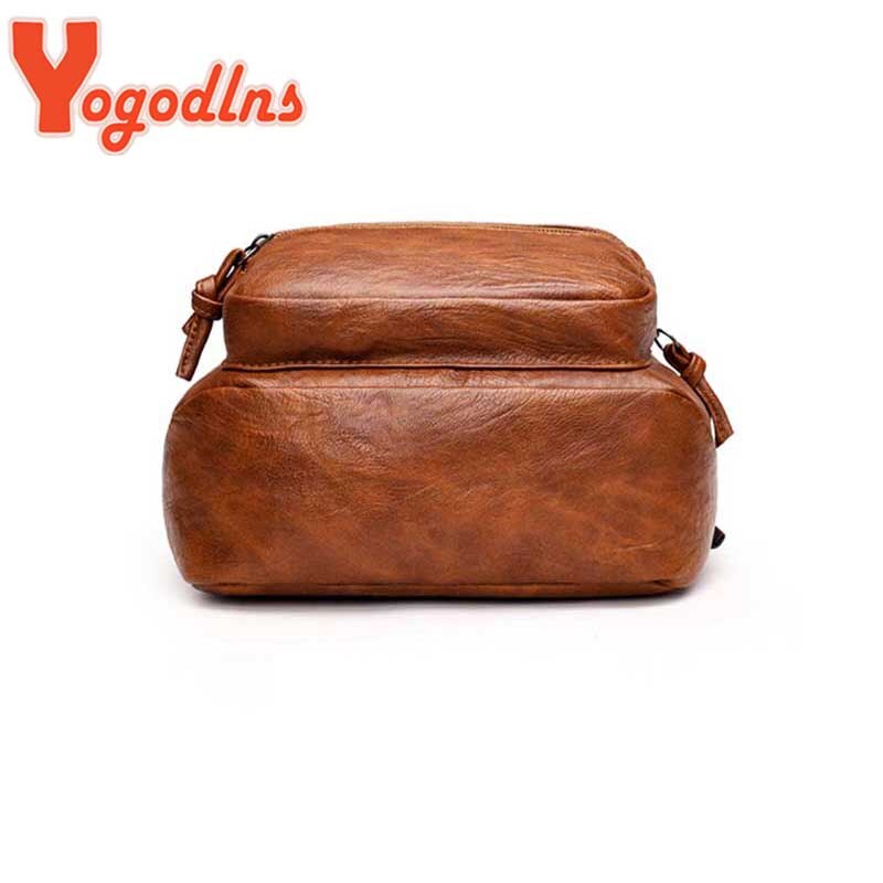 Yogodlns pu lær skulderveske kvinner liten firkantet veske multi-pocket messenger bag fritid shopping crossbody bag handba