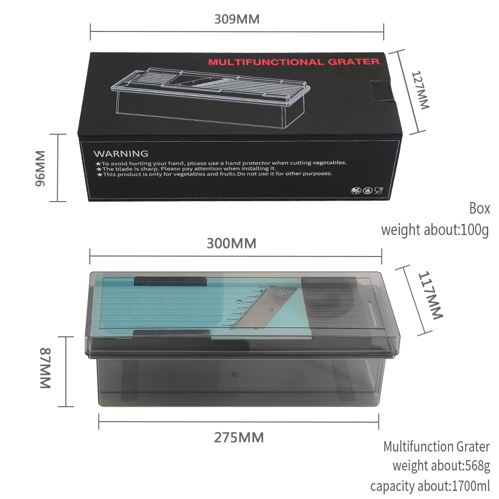 Damast handmatige groenterasp met 6 functies voor aardappel wortel draadvormige reep kaasschaaf fruitpers mandoline silcer