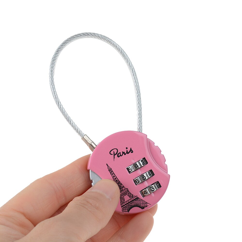 Zinc Alloy Mini Password Lock Padlock Luggage Backpack Security Lock Anti-theft Combination Code Number Lock Travel Accessories