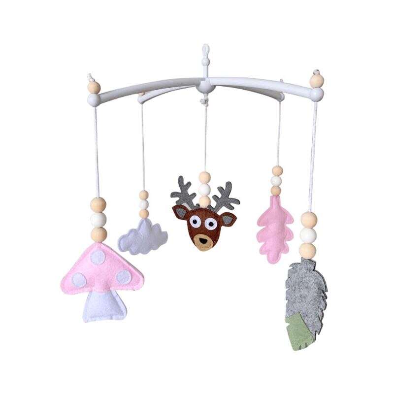 Culla mobile sonaglio Feltro Vento Del Pendente Del Carillon Letto Campana Giocattoli per Bambini Camera arredamento 23GD: 1