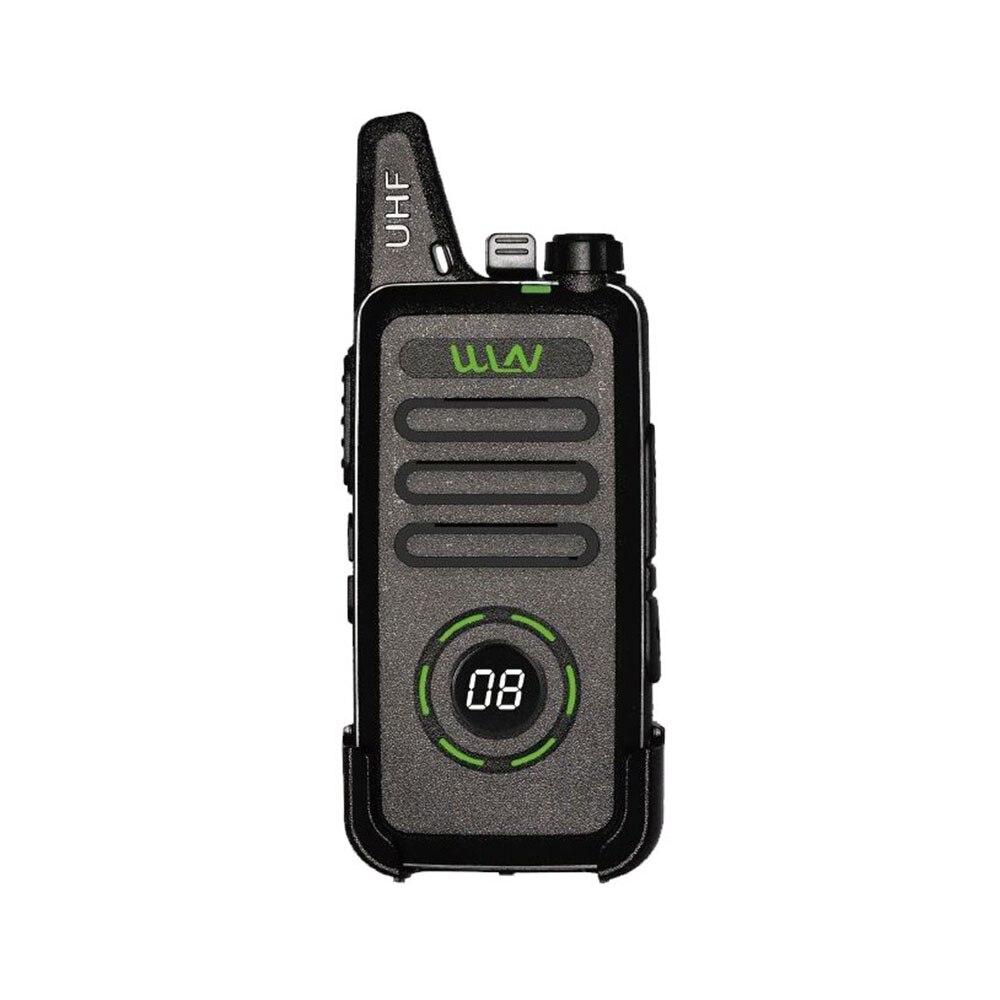 WLN KD-C1plus mini Walkie Verbeterde Radio KDC1plus UHF 400-470MHz slanke transceiver beter dan KD-C1 twee manier radio: KD-C1PLUS-Black