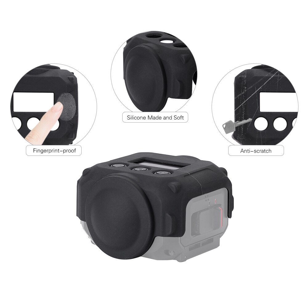 Camera Protective Lens Cover Silicone Cover Case for Garmin VIRB 360 Camera