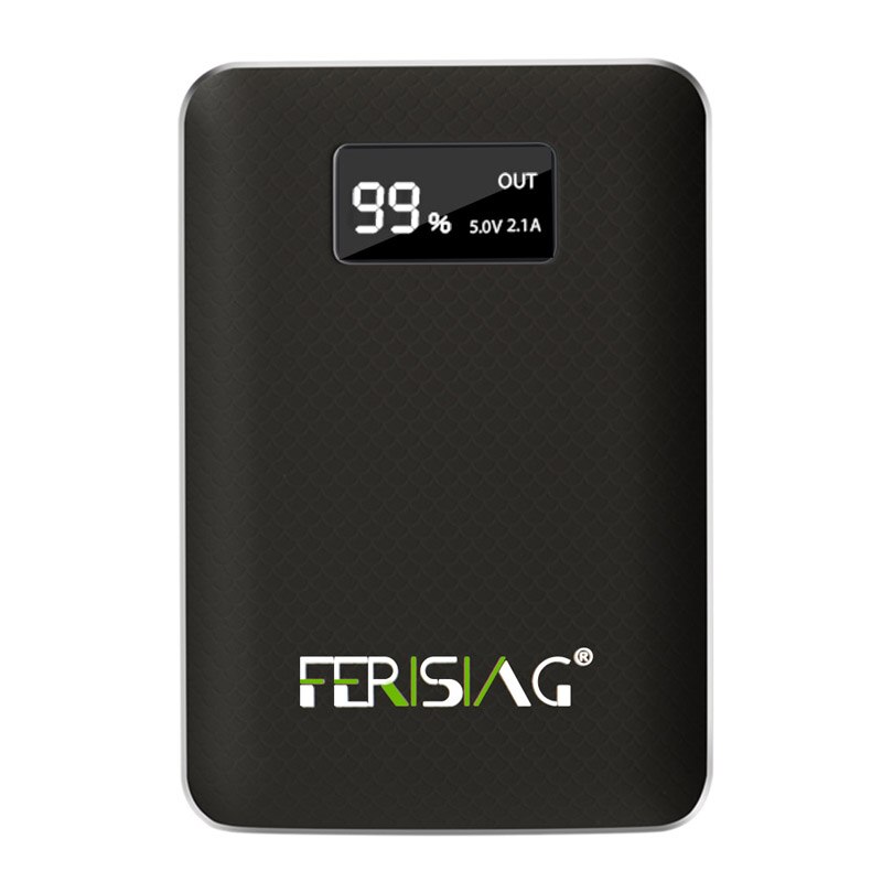 FERISING Accumulatori E Caricabatterie Di Riserva 3 USB ESTERNA 18650 Batteria al litio 10000mAh + 2A CARICATORE Portatile Con Display a LED (Vendita di liquidazione): Default Title